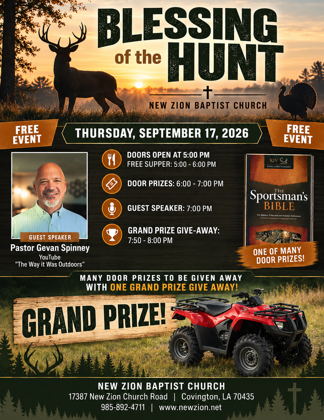 Blessing of the Hunt October 2026